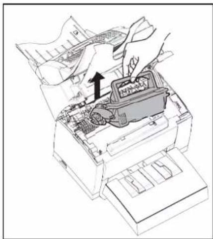 XEROX FaxCentre F116L - Replacing the drum cartridge - 3