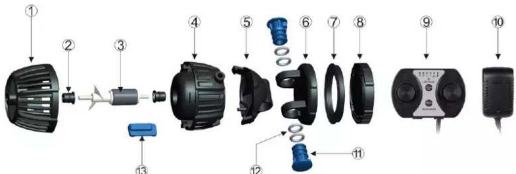 WilTec 51658 - Parts list - 1