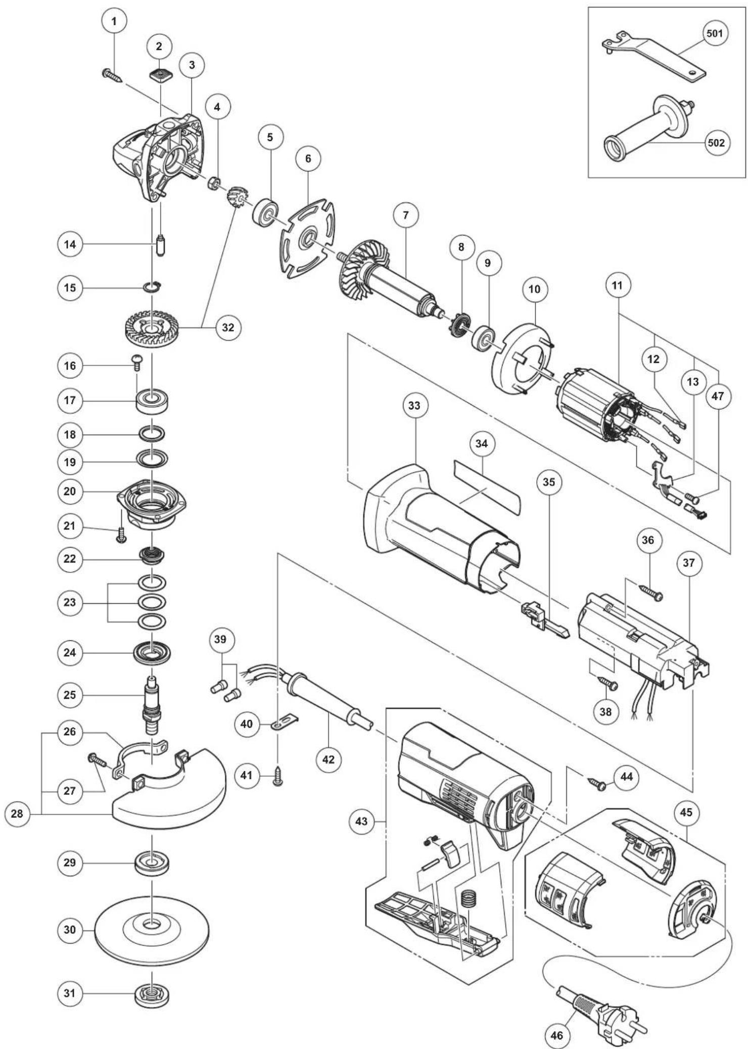 METABO G13BYEQ2 - Connecting diagram - 2