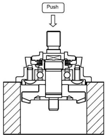 METABO G13BYEQ2 - Removal of the gear (Model G 10BYEQ2) - 2
