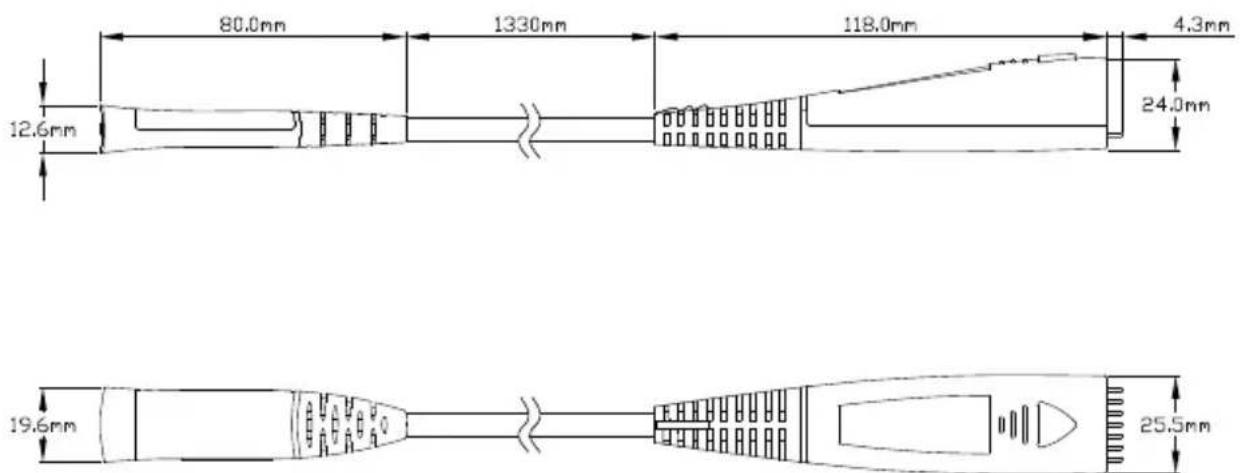 Rigol RP7150S - Probe Dimensions - 1