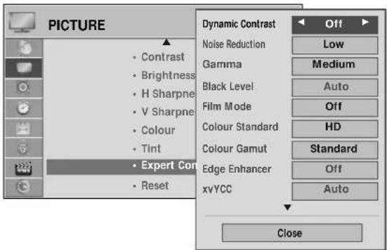 LG 60PS70FD - Expert Picture Control - 2