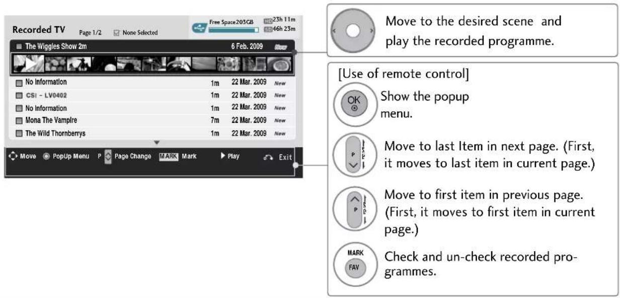 LG 60PS70FD - RECORDED LIST - 1