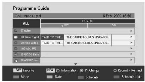 LG 60PS70FD - EPG (ELECTRONIC PROGRAMME GUIDE) (IN DIGITAL MODE) - 1