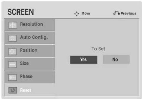 LG 60PS70FD - Screen Reset - 2