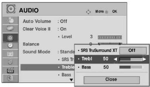 LG 50PS70FD - SOUND SETTING ADJUSTMENT - USER MODE - 3