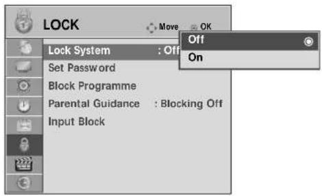 LG 50PS70FD - Lock System - 3