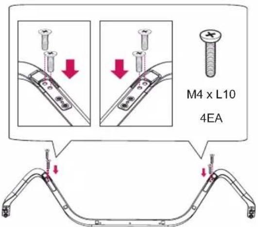 LG 65LB7500 - Attaching the stand - 9