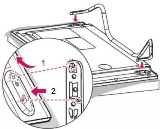 LG 65LB7500 - Attaching the stand - 10