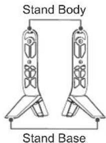 LG 65LB7500 - Attaching the stand - 3