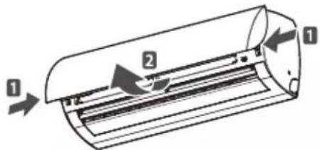 LG K12AWN-NM11 - Cleaning the air filter - 1