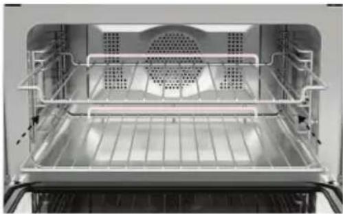 Fisher & Paykel OM60NMTDB1 - Positioning the shelves - 1