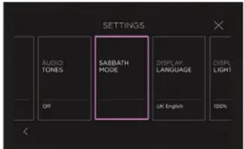 Fisher & Paykel OM60NMTDB1 - Setting Sabbath Mode - 1