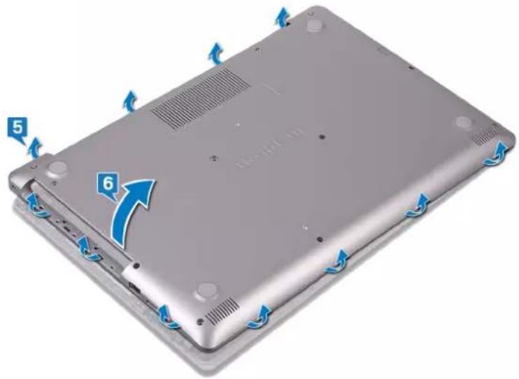 DELL Inspiron 3595 - Procedure for the computers that are shipped with optical drive - 2