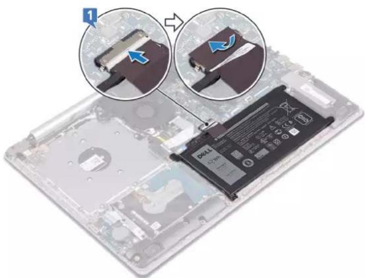 DELL Inspiron 3595 - Procedure for computers that are shipped with optical drive - 1