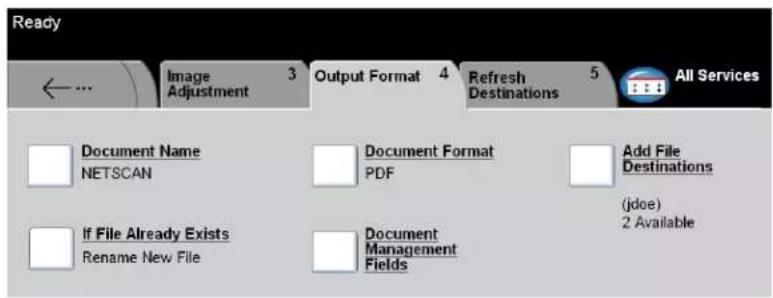 XEROX WorkCentre Pro C2636 - OUTPUT FORMAT... - 1