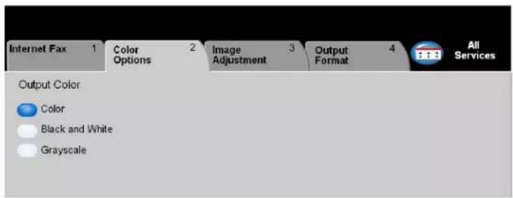 XEROX WorkCentre Pro C2636 - COLOR OPTIONS ... - 1
