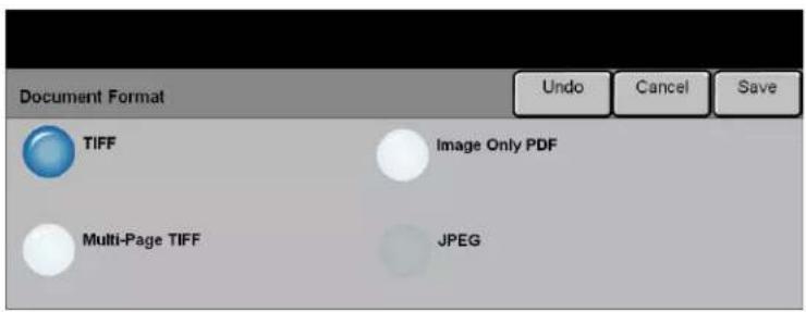 XEROX WorkCentre Pro C2636 - Document Format - 1