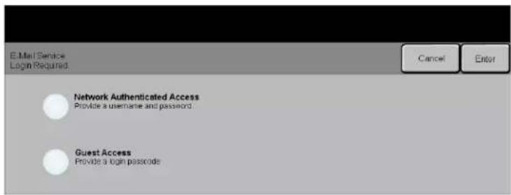XEROX WorkCentre Pro C2636 - AUTHENTICATION MODE... - 1