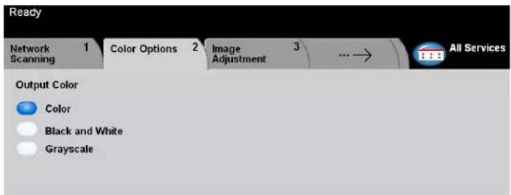 XEROX WorkCentre Pro C2636 - COLOR OPTIONS... - 1