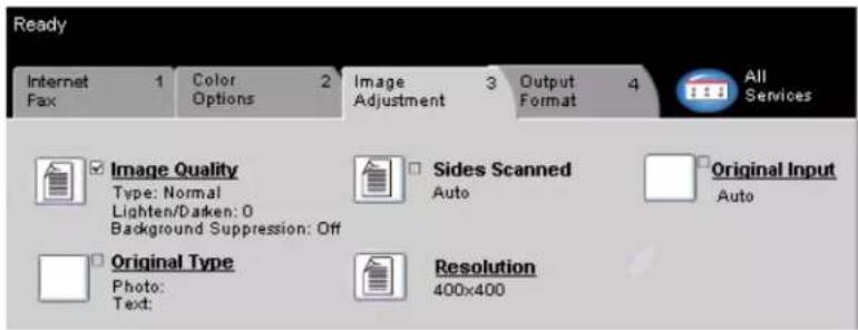 XEROX WorkCentre Pro C2636 - IMAGE ADJUSTMENT... - 1
