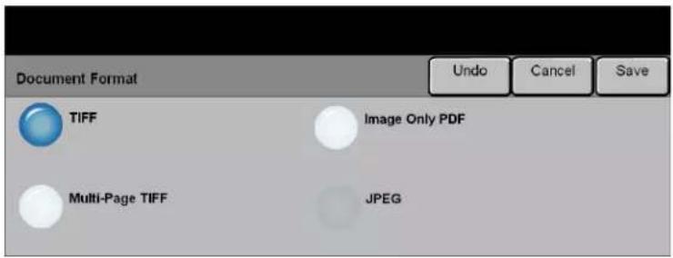 XEROX WorkCentre Pro C2636 - Document Format - 1