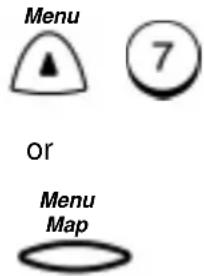 XEROX WorkCentre Pro 555 - Printing a Menu Map - 1
