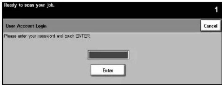 XEROX WorkCentre Pro 65 - Authentication Mode - 1