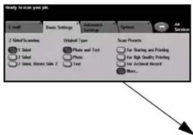 XEROX WorkCentre Pro 65 - Scan Presets - 1