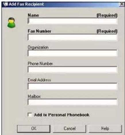 XEROX WorkCentre Pro 65 - Fax Recipients - 2