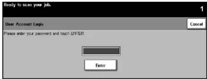 XEROX WorkCentre Pro 65 - Authentication Mode - 1