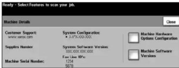 XEROX WorkCentre Pro 65 - Locating the serial number - 3