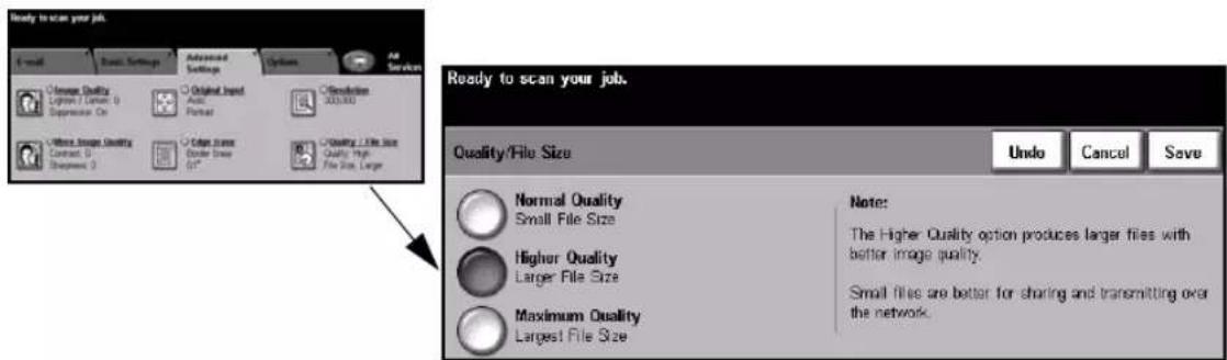 XEROX WorkCentre Pro 65 - Quality / File Size - 1