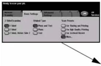 XEROX WorkCentre Pro 65 - Scan Presets - 1