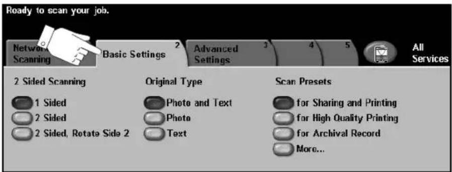 XEROX WorkCentre Pro 65 - Basic Settings - 1