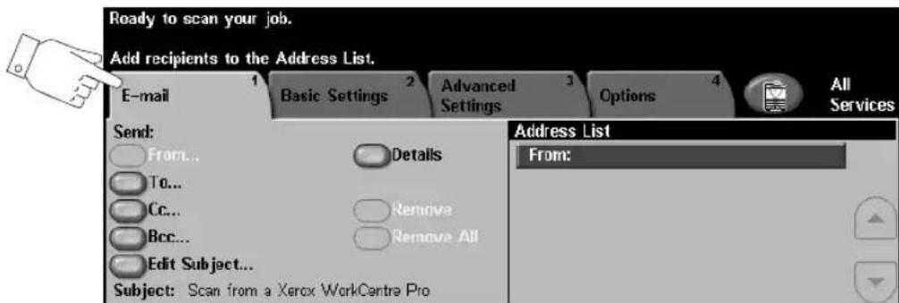 XEROX WorkCentre Pro 65 - E-mail - 2