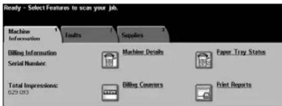 XEROX WorkCentre Pro 65 - Locating the serial number - 2