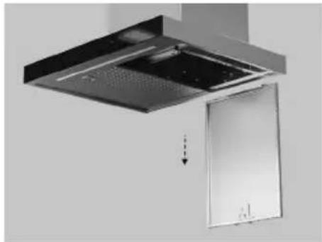 Fisher & Paykel HC60BCXB4 - Removing the aluminium filters - 1