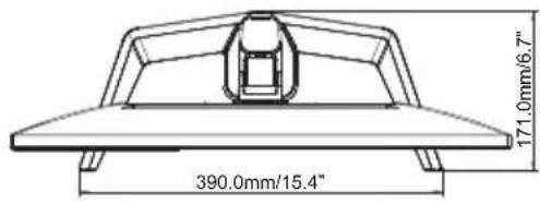 IIYAMA G-Master GB2745QS - DIMENSIONS : G-MASTER GB2445HSU, G-MASTER GB2455HSU - 3