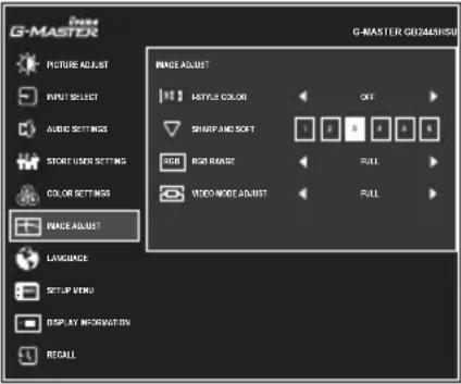 IIYAMA G-Master GB2745QS - Color Settings - 5