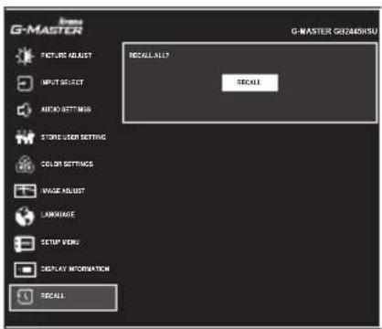 IIYAMA G-Master GB2745QS - Recall - 1