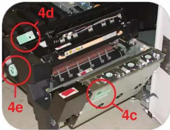 XEROX DocuColor 8000AP - Right/Left Door paper path click here for video - 4