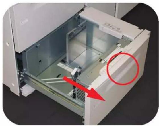 XEROX DocuColor 8000AP - Loading paper (Trays 1-4) - 1