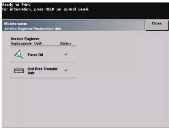 XEROX DocuColor 8000AP - Maintenance tab - 6