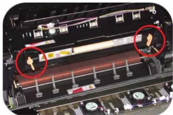XEROX DocuColor 8000AP - Replacing the Fuser Web click here for video - 4