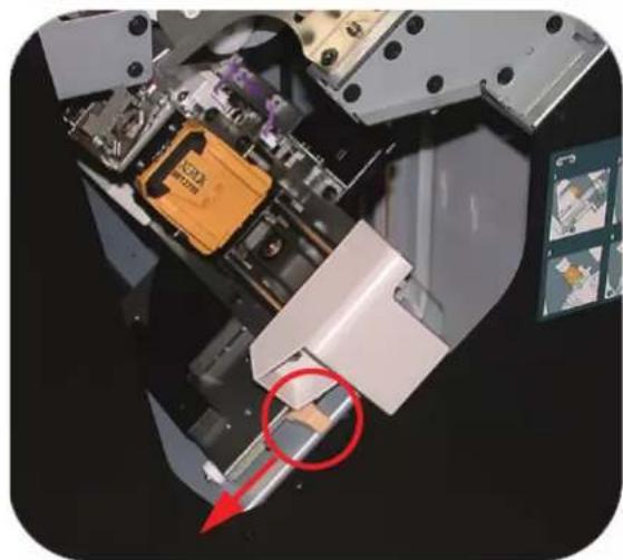 XEROX DocuColor 8000AP - Loading Staples in the HCS80/CSS click here for video - 5