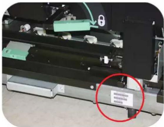 XEROX DocuColor 8000AP - How to find the machine serial number - 2
