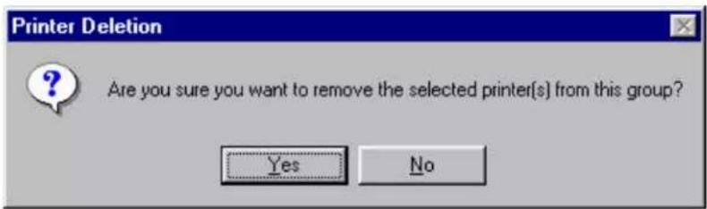 XEROX Document Centre 265ST - Remove Printer[s] from Group - 1