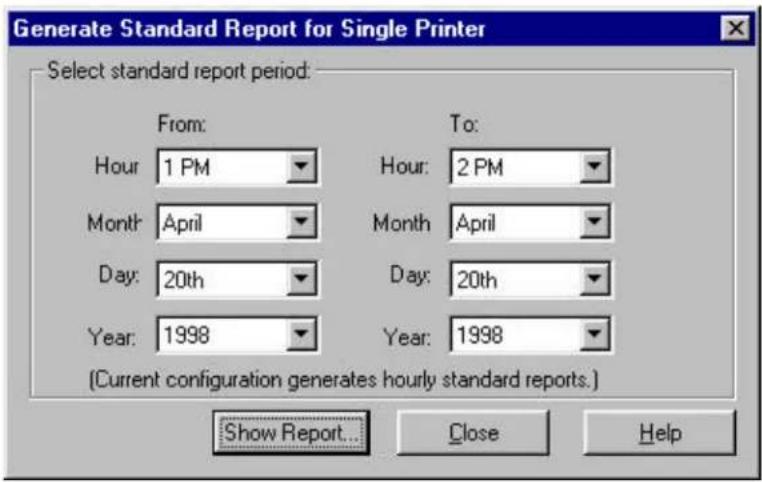 XEROX Document Centre 255 LP - Generating Reports - 1