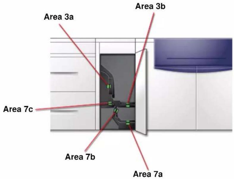 XEROX DocuColor 5000AP - Cleaning the paper path - 4